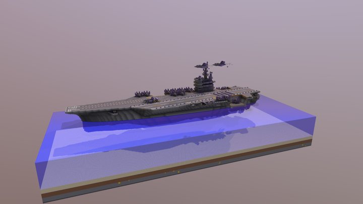 AirCraftCarrier (bugged cause of Mods) 3D Model
