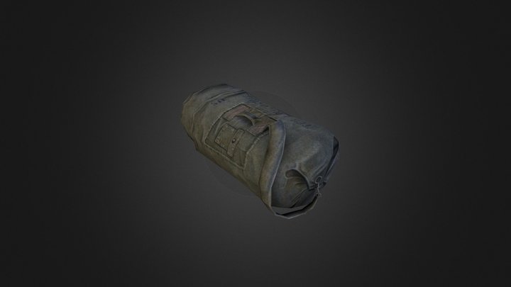 Duffle Bag American 3D Model