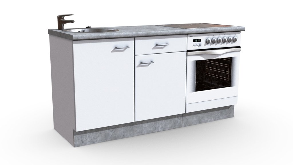 Small Kitchen with Oven