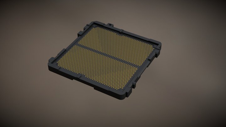 AM5 Socket 3D model 3D Model