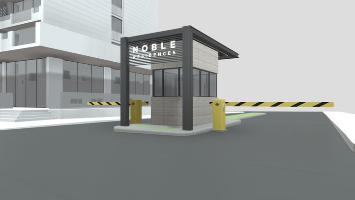 Noble Security Checkpoint 3D Model
