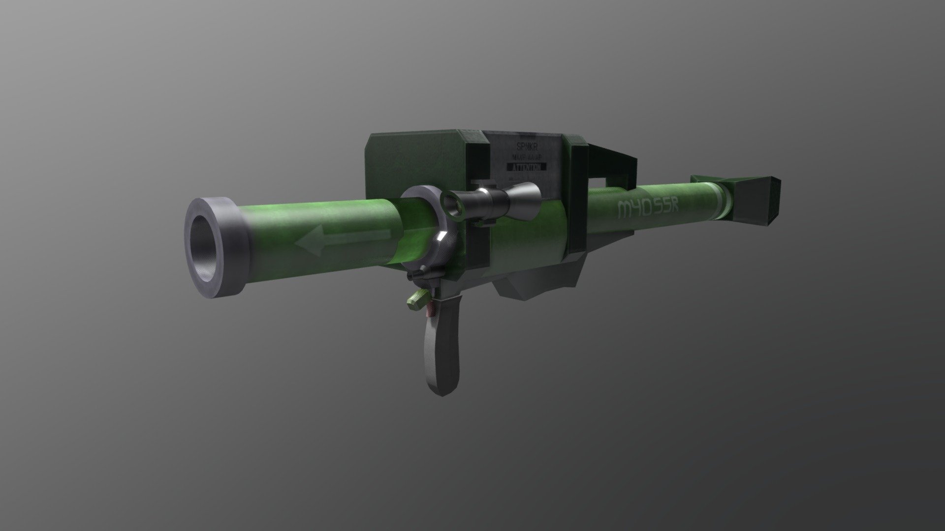 Halo 1999 Anti Air SPNKR — Sketchfab embed 3D viewer