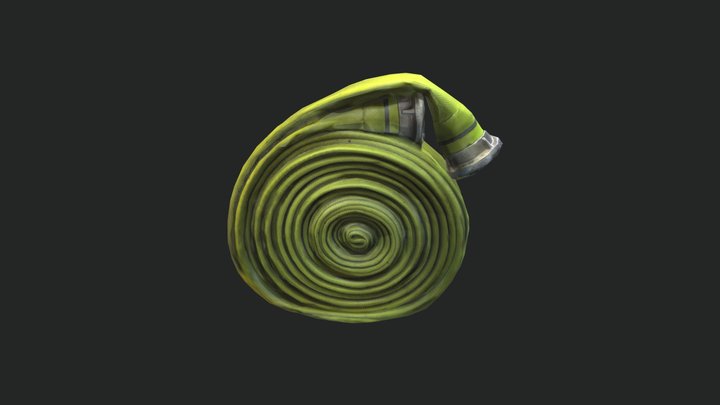 Firefighter Vision: Water Transport Hose 3D Model
