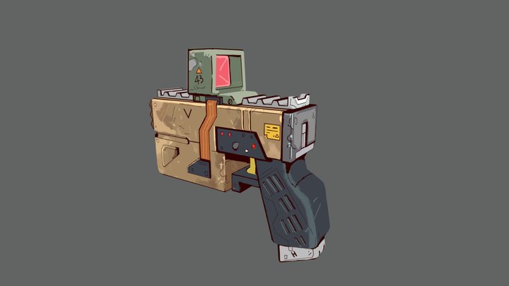 Micromachine Gun 3D Model