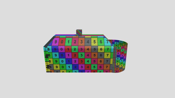 UV Map 3D Model