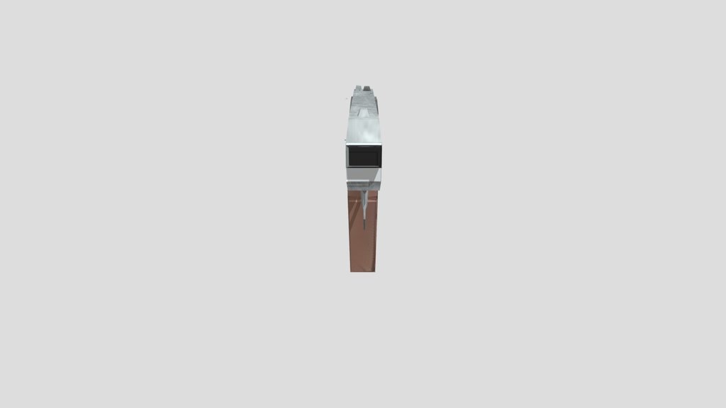 Low poly gun