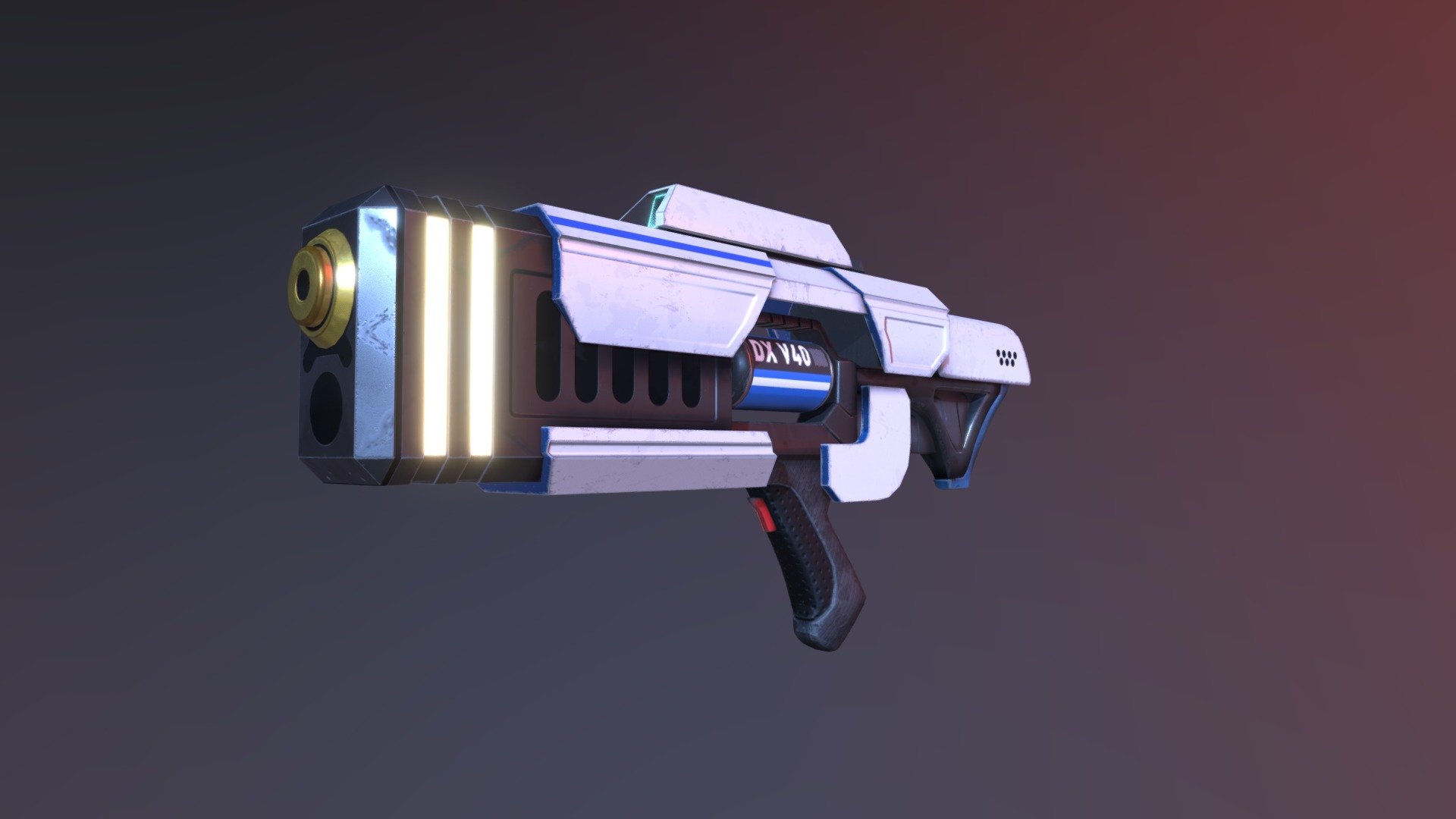 Scifi Laser Gun - 3D model by Julio.Felipe.Kawamoto [e787a6b] - Sketchfab