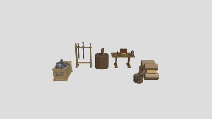 Medieval Pack (A Journey Into The Middle Ages) 3D Model