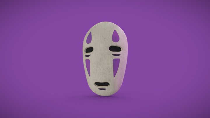 No Face Mask - Spirited Away 3D Model
