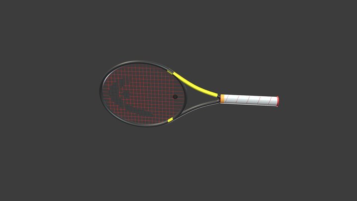 Tenis racket – Kostenloses 3D-Modell STL