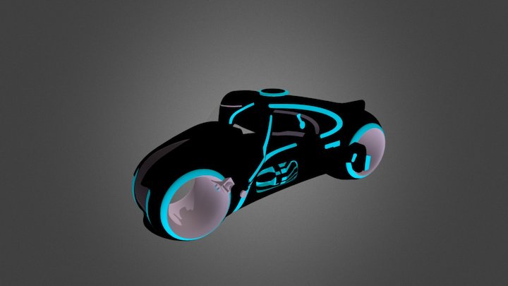 Tron LightCycle 3D Model