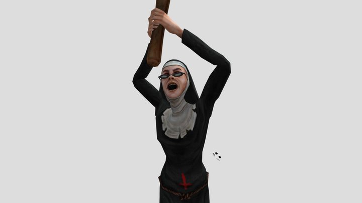 evil-nun-maze-sister-madeline attack 3D Model