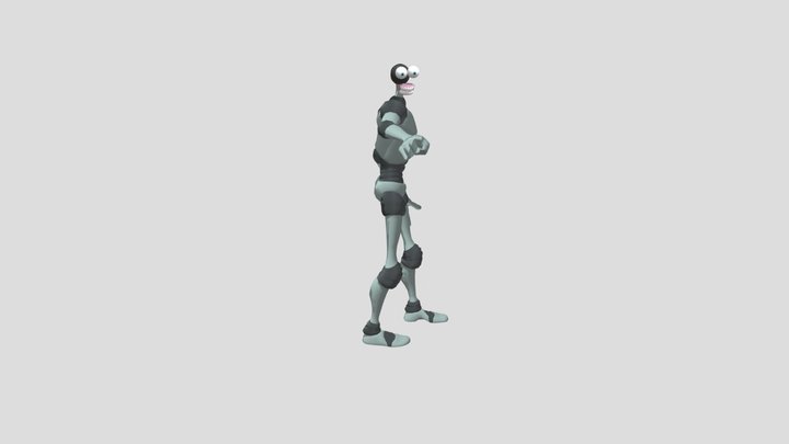 Running Man 3D Model