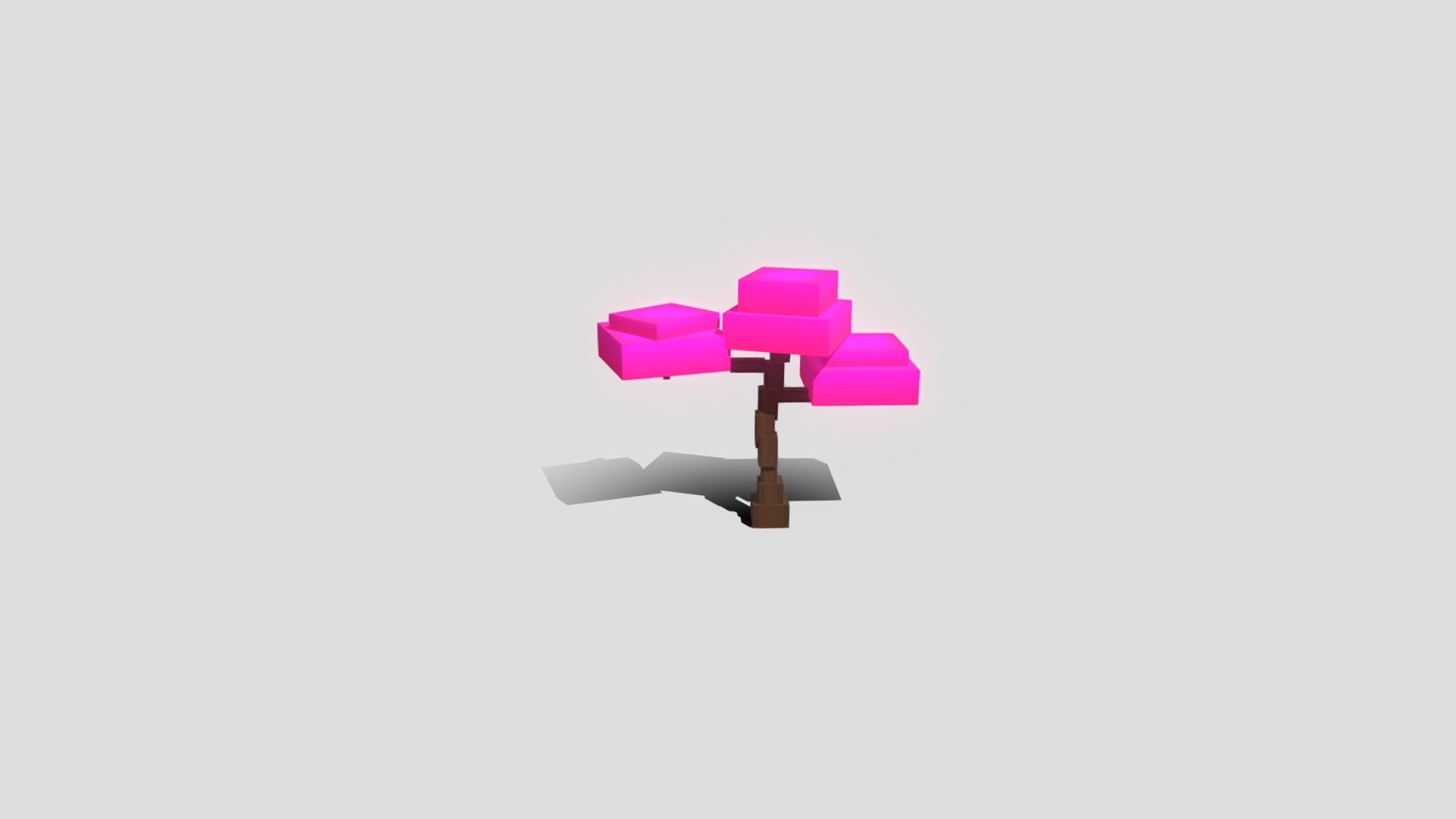 cherry blossom tree sandbox model