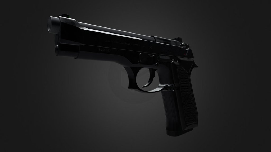 Beretta M9 - 3D model by zingzing [e78e2d6] - Sketchfab