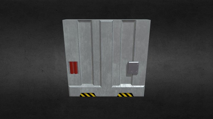 Sci-fi Industrial Door