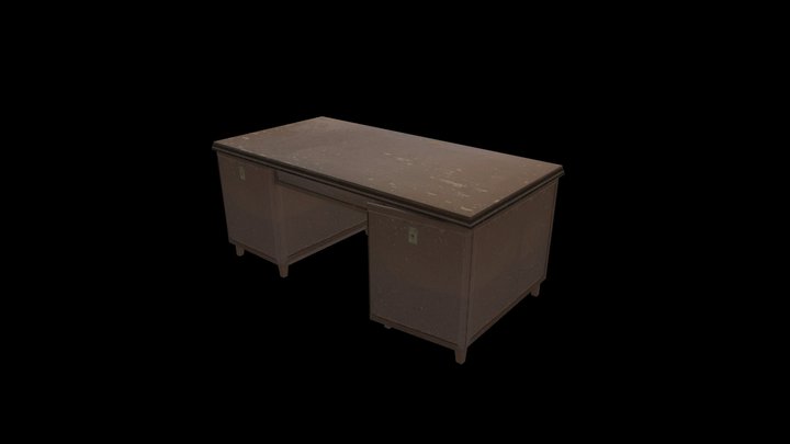 PS2 Old table 3D Model