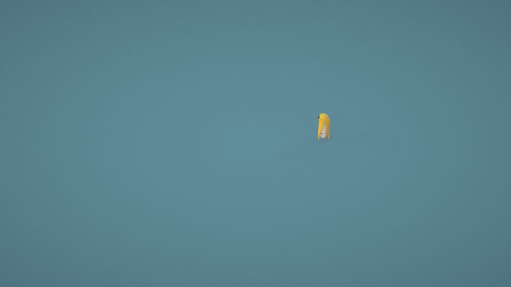 Unhappy Banana 3D Model
