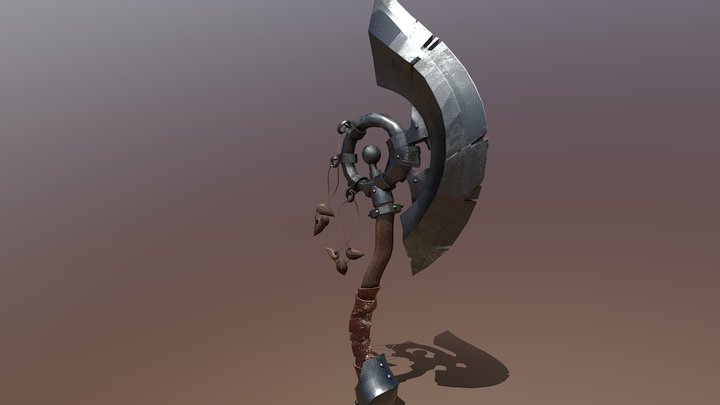 Stylized Axe 3D Model