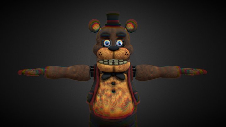 FNaF Plus Freddy Plush - Download Free 3D model by kurinov8sergey  (@kurinov8sergey) [3f5897b]