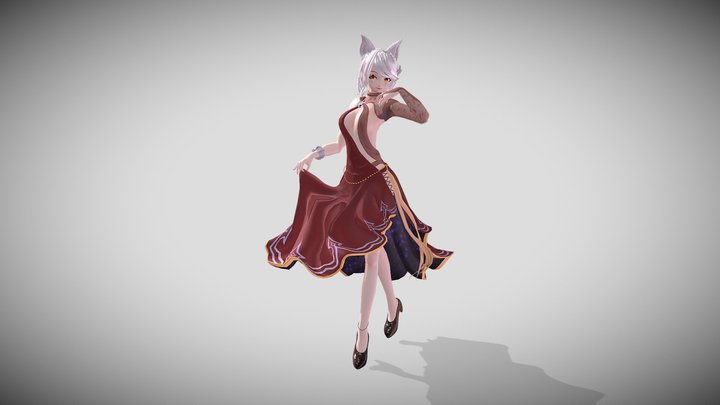 Fraux(final uncap)/Granblue Fantasy 3D Model
