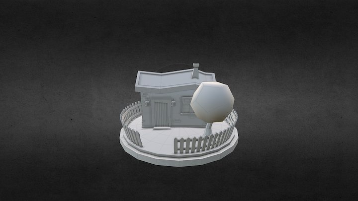 House Cartoon V1 3D Model