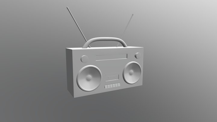 Boom Box - Bauhaus (2/4) 3D Model