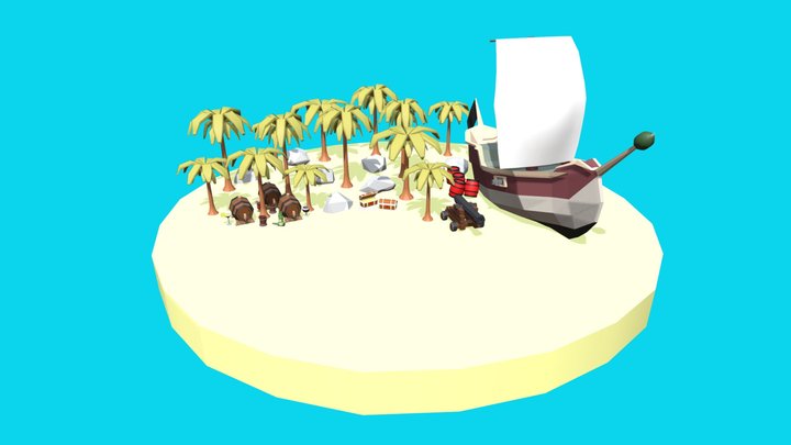 Diorama "Aye for an Aye" 3D Model