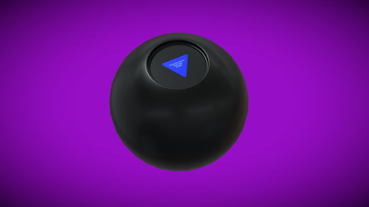 Magic 8 Ball 3D Model