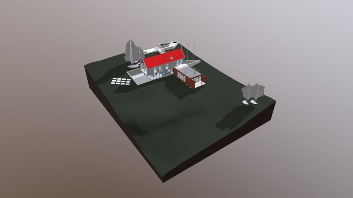Revit Basic Site Model 3D Model