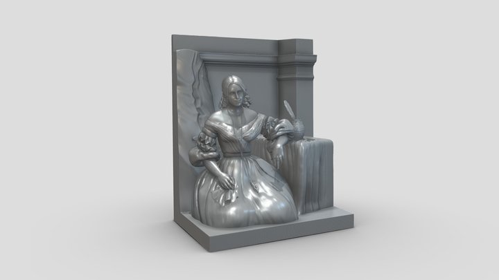 Gertrudis Gómez de Avellaneda 3D Model