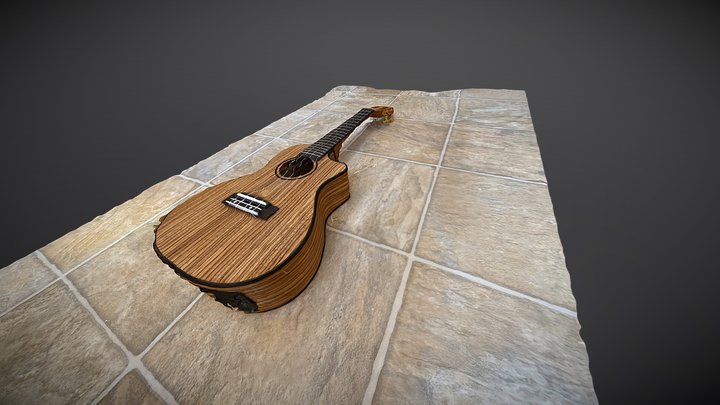 Ukulele 3D Model