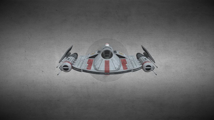 Republic D-wing 3D Model