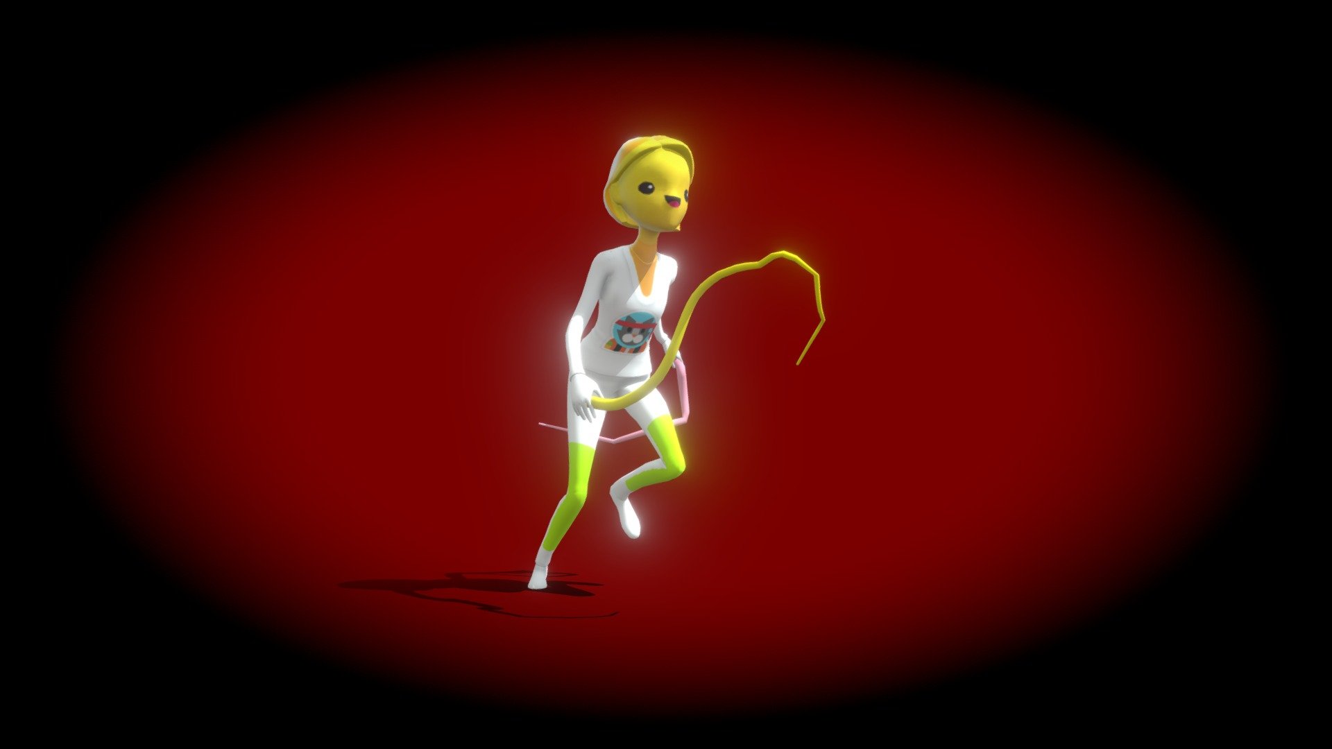 Whip Girl Whipping - 3D model by LasquetiSpice [e796db4] - Sketchfab