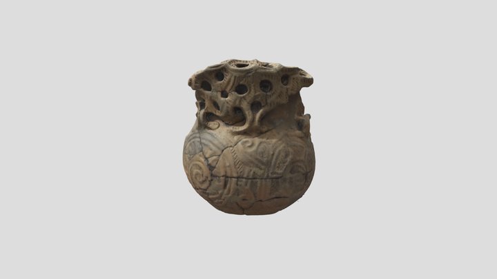 縄文土器　深鉢 3D Model