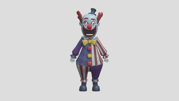 bonky the clown 3D Model