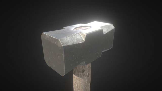 blacksmithhammer | Schmiedehammer | Game 3D Model