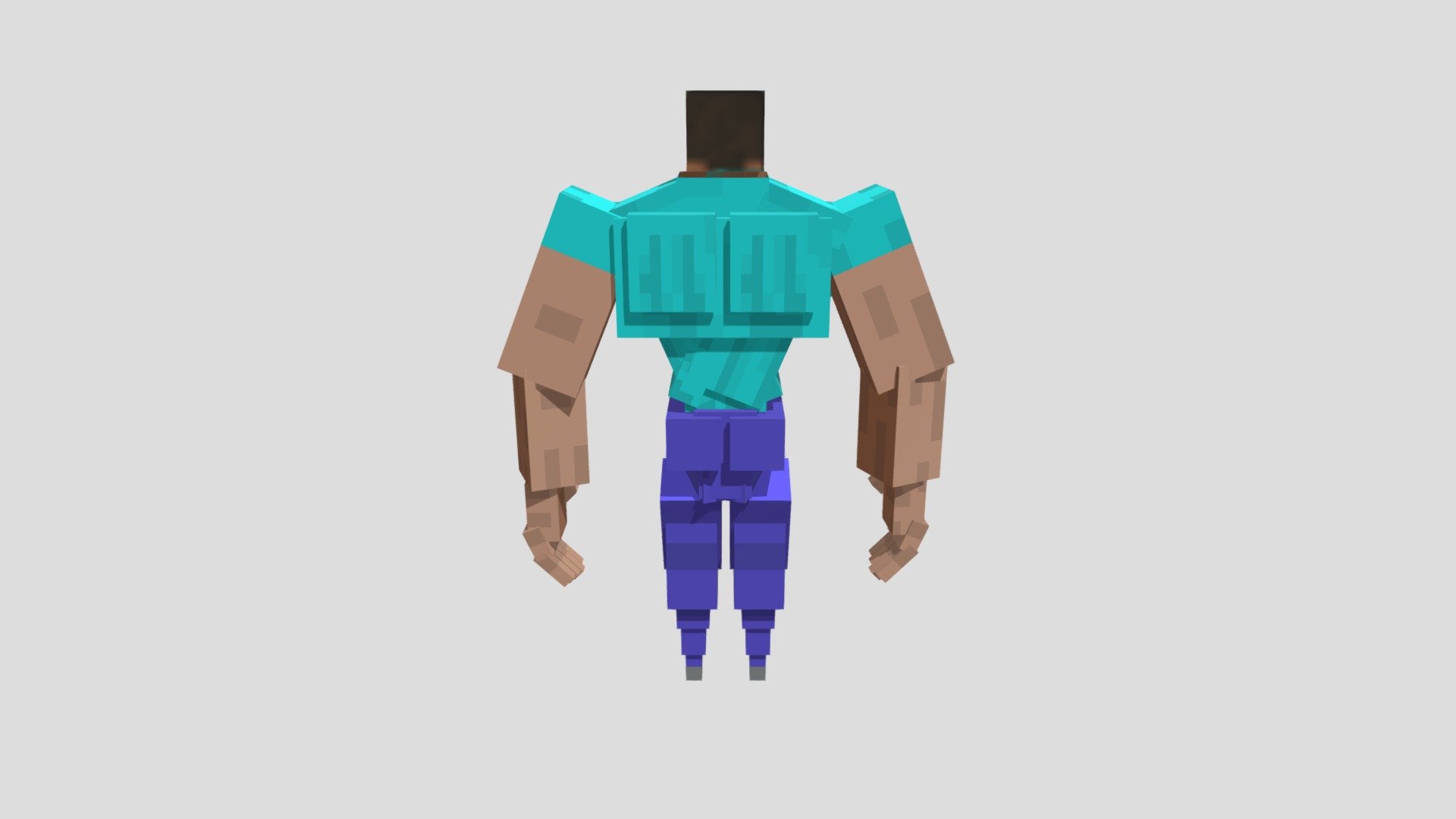 Buff_steve - Download Free 3D model by dem (@davidbustare) [e797641 ...