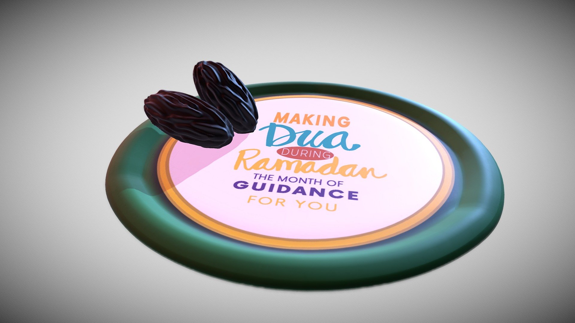 {Contranorm} Plate and Dates - Ramadan