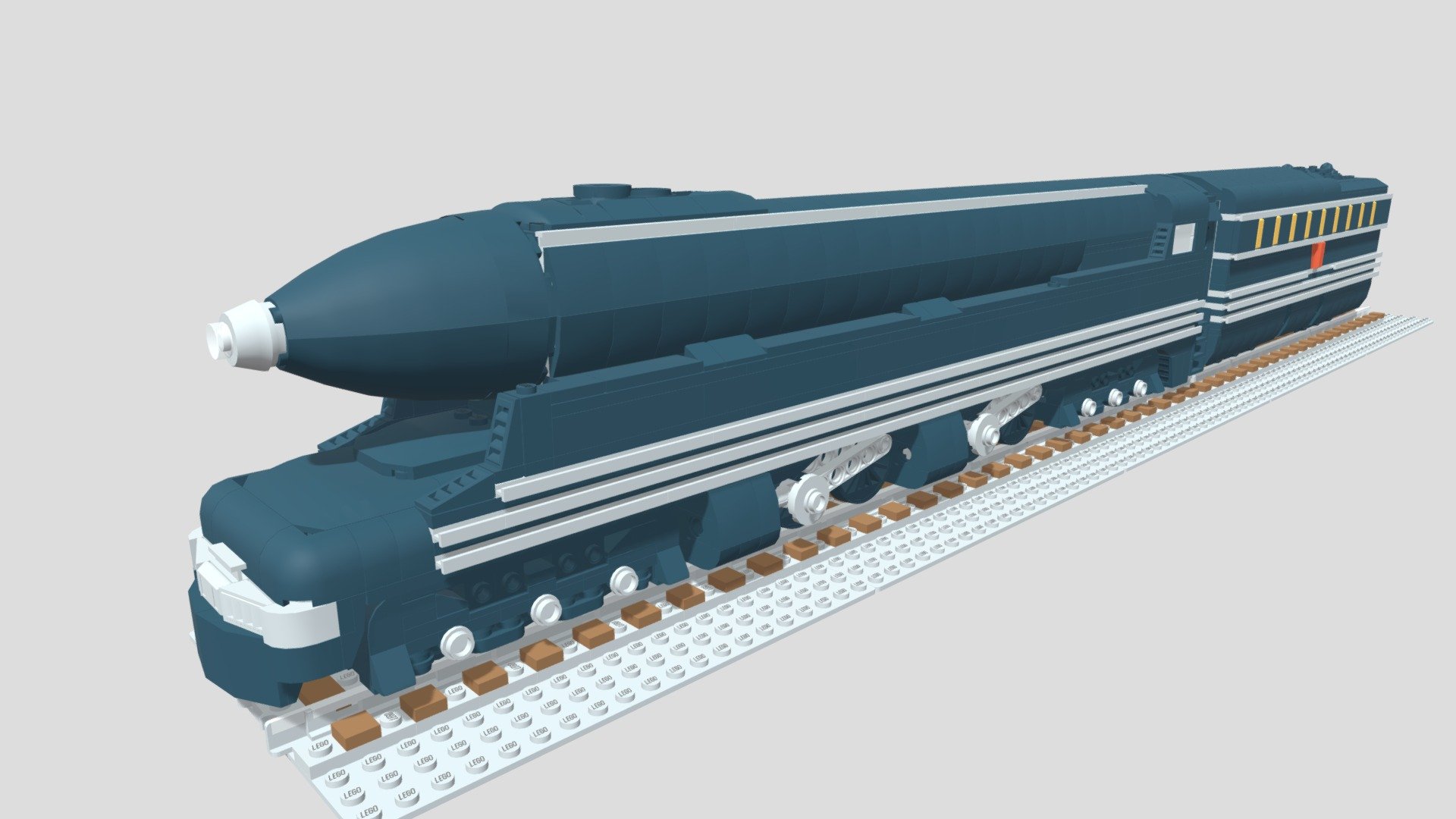 (8-stud w) PRR S1 - 3D model by Darkkostas25 [e79841f] - Sketchfab