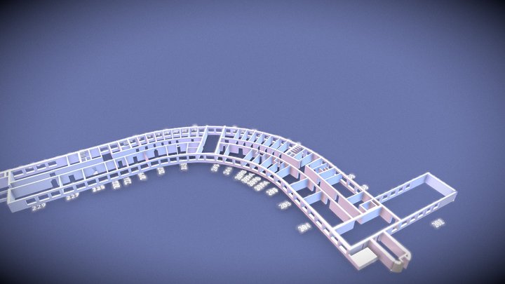 BSPU корпус 7 этаж 2 3D Model