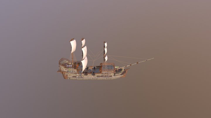 The Black Pearl, Jewel of the Sea 3D Model