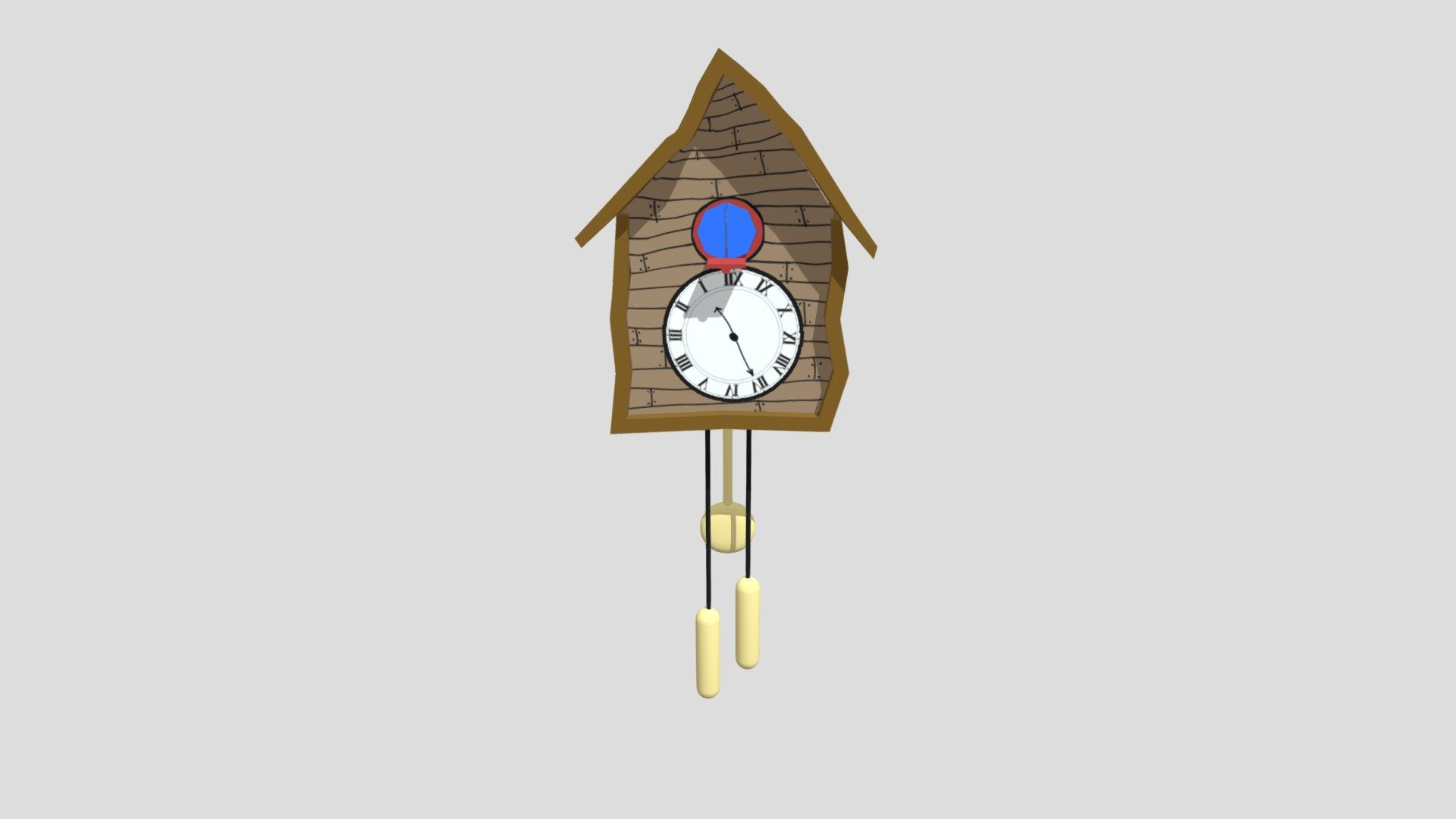 cuckoo clock 3d screensaver