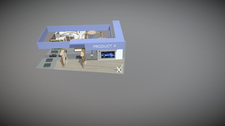 Booth V1 3D Model