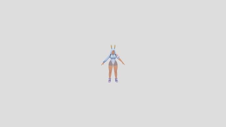 Fortnite Penny Bunny Suit 3D Model