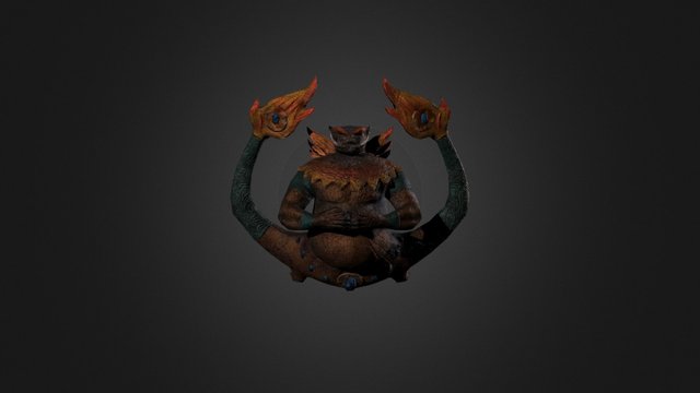 [The World] R:2 Beast Statue 3D Model