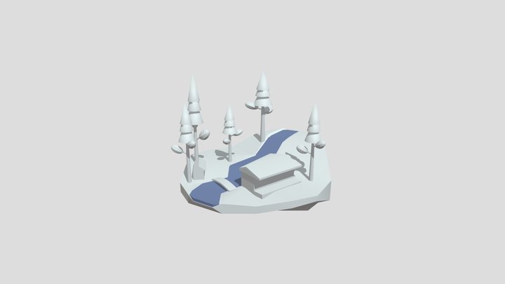 Block forest loner 3D Model