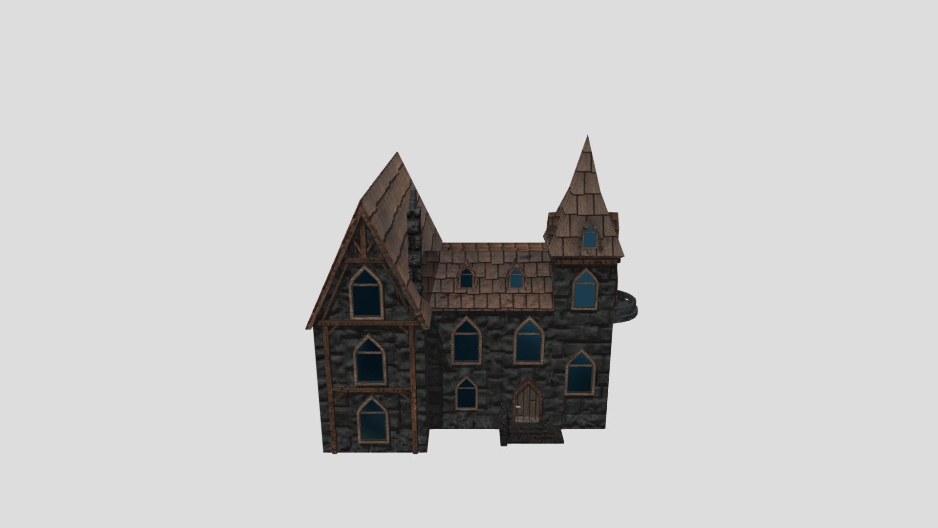 Decrepit Fantasy Neo-Gothic House