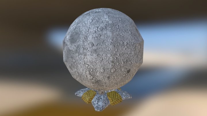 Moon 3D Model
