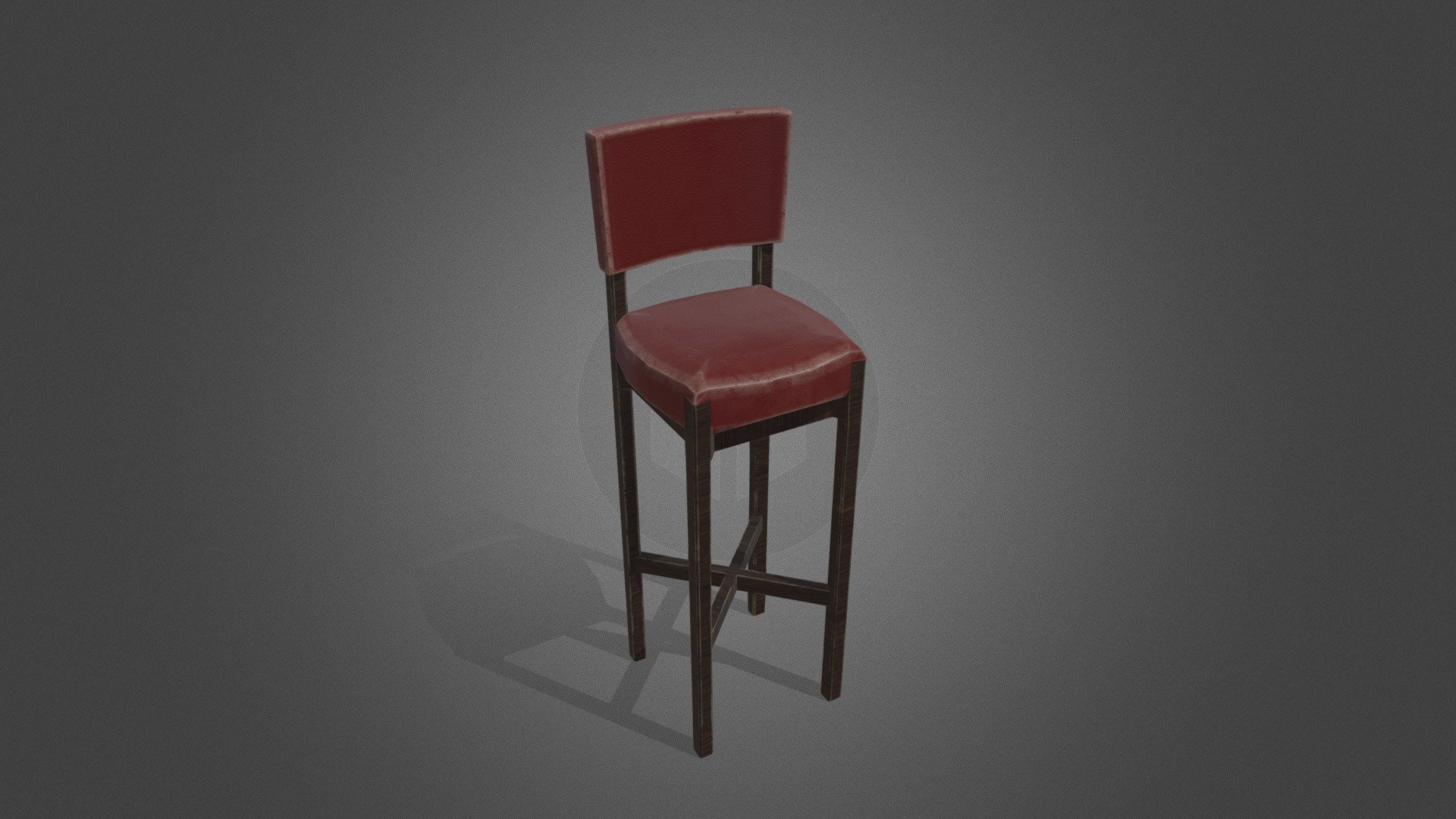 Cushioned Barstool